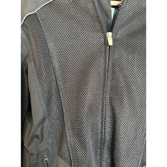 Joe Rocket Men's Mesh Padded Black Motorcycle Jacket Size M Tall - Picture 14 of 15